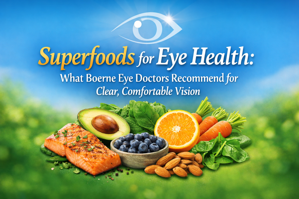 Superfoods for Eye Health Boerne Vision CEnter Boerne Vision Center