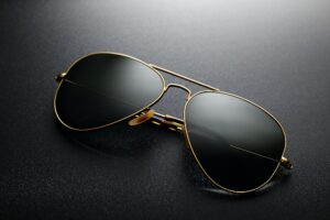 Aviator sunglasses isolated