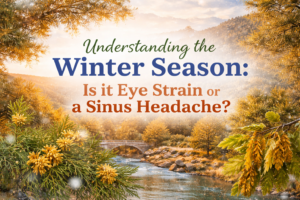 Dry indoor heat, cedar pollen, and more screen time—winter in Boerne can affect your eyes in unexpected ways. Here’s how to tell what’s really causing your discomfort.