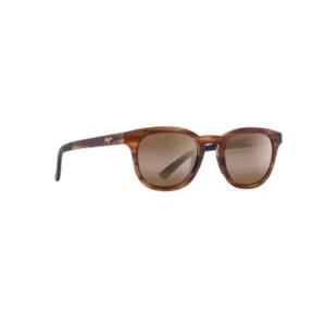 Ray-Ban tortoiseshell sunglasses with brown gradient lenses.